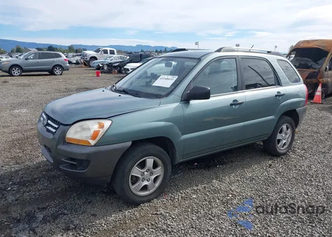 2008 Kia Sportage Lx z USA, uszkodzony, nr VIN KNDJF724187500151